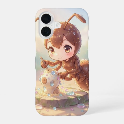 Coque iPhone 16 À la recherche de l'or des fleurs.1 (Verso)