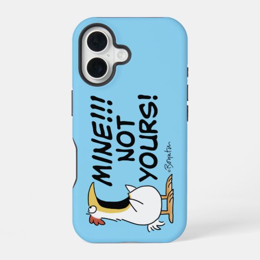 Coque iPhone 16 À MOI ! PAS À VOUS ! Étui pour téléphone en forme  (Verso)