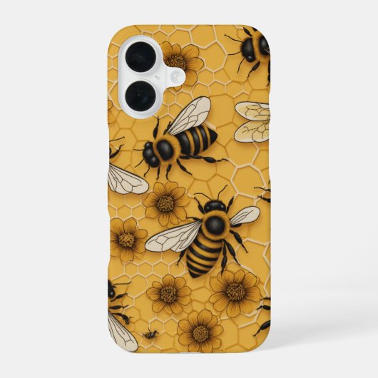 Coque iPhone 16 Abeille (Verso)