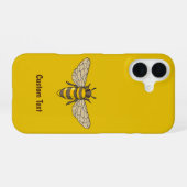 Coque iPhone 16 abeille (Verso Horizontal)
