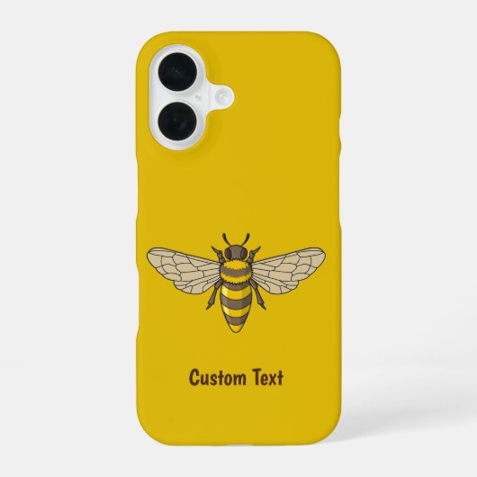Coque iPhone 16 Abeille à miel (Verso)