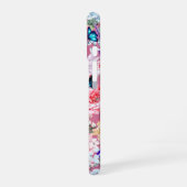 Coque iPhone 16 Abondance de fleurs roses (Côté gauche)