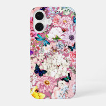 Abondance de fleurs roses