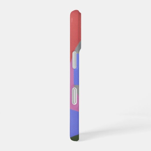 Coque iPhone 16 Abstract Calm Gray Circle Phone Case (Côté droit)