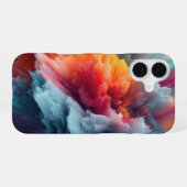 Coque iPhone 16 Abstract Color Explosion Modern (Verso Horizontal)