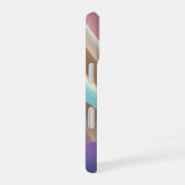 Coque iPhone 16 Abstract Fabric Texture in Pastel Tones (Côté droit)