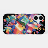 Coque iPhone 16 Abstract Paint Collision (Verso Horizontal)