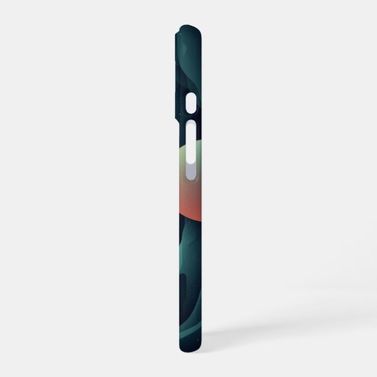 Coque iPhone 16 Abstract Underwater Cave (Côté gauche)