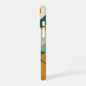 Coque iPhone 16 Abstract Wave and Sun (Côté gauche)