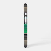 Coque iPhone 16 Abstrait #1 : Vert et gris (Côté gauche)