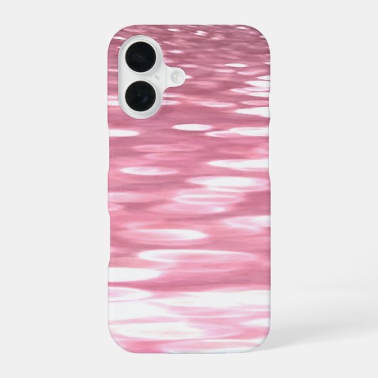 Coque iPhone 16 Abstrait #3 : Brillant rose (Verso)