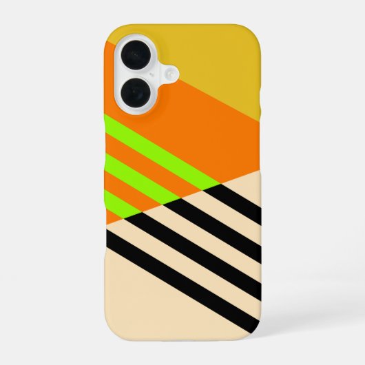 Coque iPhone 16 Abstrait et Coloré (Verso)