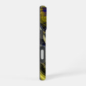 Coque iPhone 16 Abstrait vert olive d'Avignon (Côté droit)