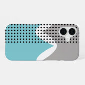 Coque iPhone 16 Abstrait Wiggles (Verso Horizontal)