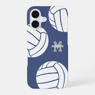 Coque iPhone 16 accessoires de téléphone pour filles sport volleyb