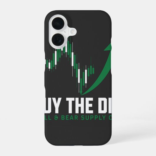Coque iPhone 16 Acheter la Baisse — Édition Crypto & Trader Boursi (Verso)