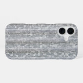 Coque iPhone 16 Acier ondulé (Verso Horizontal)
