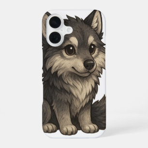 Coque iPhone 16 Adorable Boîtier de téléphone Wolf