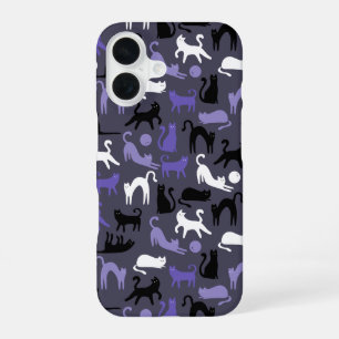 Coque iPhone 16 Adorable Yoga mignon Pots de chat