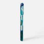 Coque iPhone 16 Aesthetic Blue Watercolor Flying Bird iPhone (Côté droit)