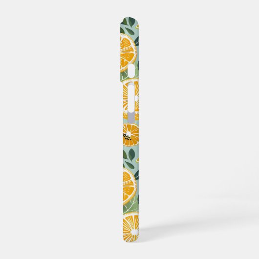 Coque iPhone 16 Aesthetic Summer Lemon Pattern iPhone Case (Côté gauche)