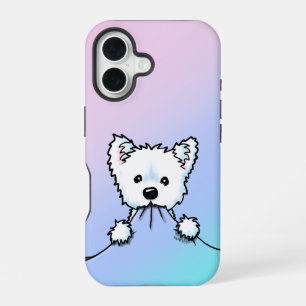 Coque iPhone 16 Agression mignonne Westie 