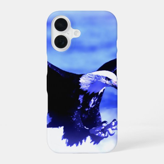 Coque iPhone 16 Aigle en Vol (Verso)