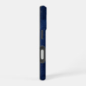 Coque iPhone 16 Aigle géométrique Chrome Argent iPhone Python Bleu (Côté droit)