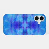 Coque iPhone 16 Ailes Bleues (Verso Horizontal)