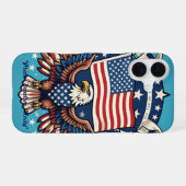 Coque iPhone 16 "Ailes de la liberté" (Verso Horizontal)