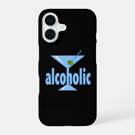 Coque iPhone 16 Alcoolique (Verso)