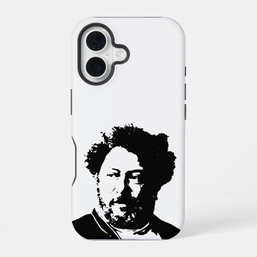 Coque iPhone 16 Alexandre Dumas (Verso)