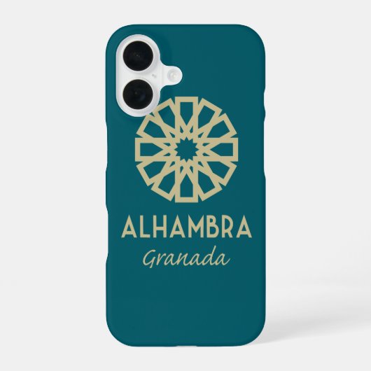 Coque iPhone 16 Alhambra Grenade 1 (Verso)