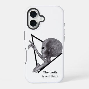Coque iPhone 16 Alien gris, la vérité est ailleurs
