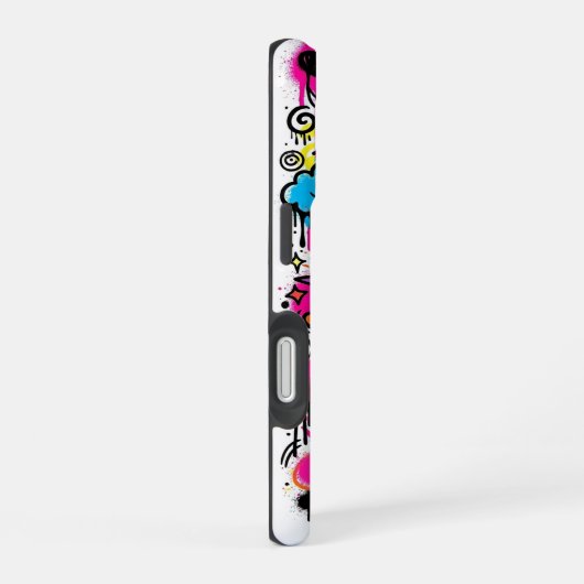 Coque iPhone 16 Alien Monster Graffiti Pattern iPhone 16 case (Côté droit)