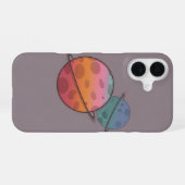 Coque iPhone 16 Alignement Planétaire Vintage (Verso Horizontal)