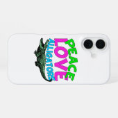 Coque iPhone 16 Alligator mignon (Verso Horizontal)