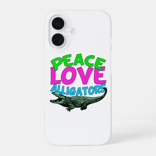 Coque iPhone 16 Alligator mignon (Verso)