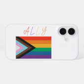 Coque iPhone 16 Ally et Rainbows (Verso Horizontal)
