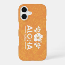 Aloha Hawaii avec boîtier téléphonique Orange Hibi