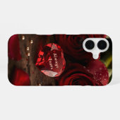 Coque iPhone 16 Always Yours Red Rose Romantic Valentine Aesthetic (Verso Horizontal)