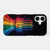 Coque iPhone 16 Amateur de guitare (Verso Horizontal)