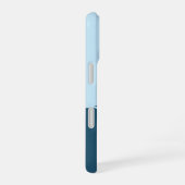 Coque iPhone 16 Amateur de pêche, bleu (Côté droit)