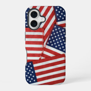 Coque iPhone 16 American Flags Collection