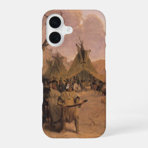 Coque iPhone 16 Amérindien vintage, Danse de médecine par Eastman
