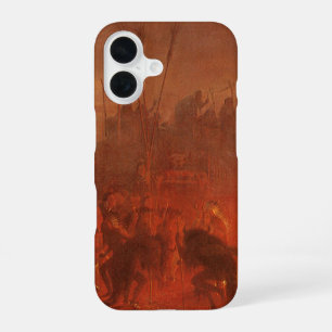 Coque iPhone 16 Amérindiens vintage, Danse du buffle par Wimar