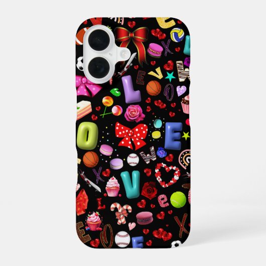 Coque iPhone 16 Amour (Verso)