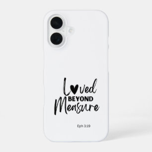 Coque iPhone 16 Amour au-delà de la mesure Eph 3:19