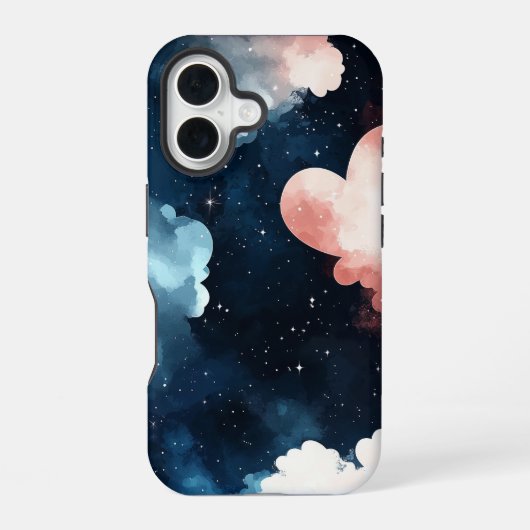 Coque iPhone 16 Amour cosmique - Boîtier téléphonique Anime (Verso)