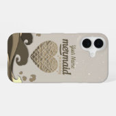 Coque iPhone 16 Amour de l'océan (Verso Horizontal)